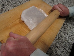 Crushing Coriander Seeds