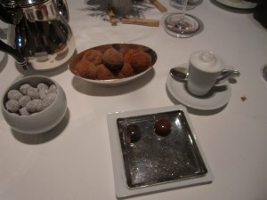 Coffee and DoughnutsChocolate Covered Caramelized Macadamia Nuts
Valrhona Chocolates