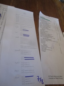 Navarre's Descriptive Menu