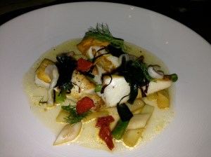 Scallops and Black Truffles at George's