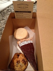 Dandelion Chocolate and Marla Bakery Pop-up, San Francisco