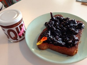Sqirl's jam and toast...it's transcendent jam and toast, believe me.