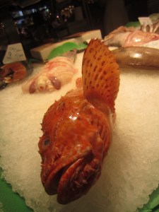 A friend at the Boqueria