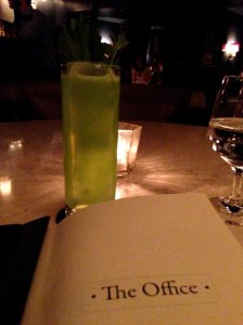 Green beans cocktail at The Office