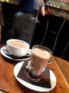 Hard to pick which hot chocolate to have at Mindy's Hot Chocolate