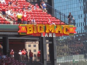 Busch Stadium's Big Mac Land. Don't eat here.