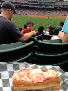 Lobster roll at Fenway Park