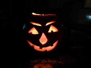 Harvey, my Halloween 2013 pumpkin